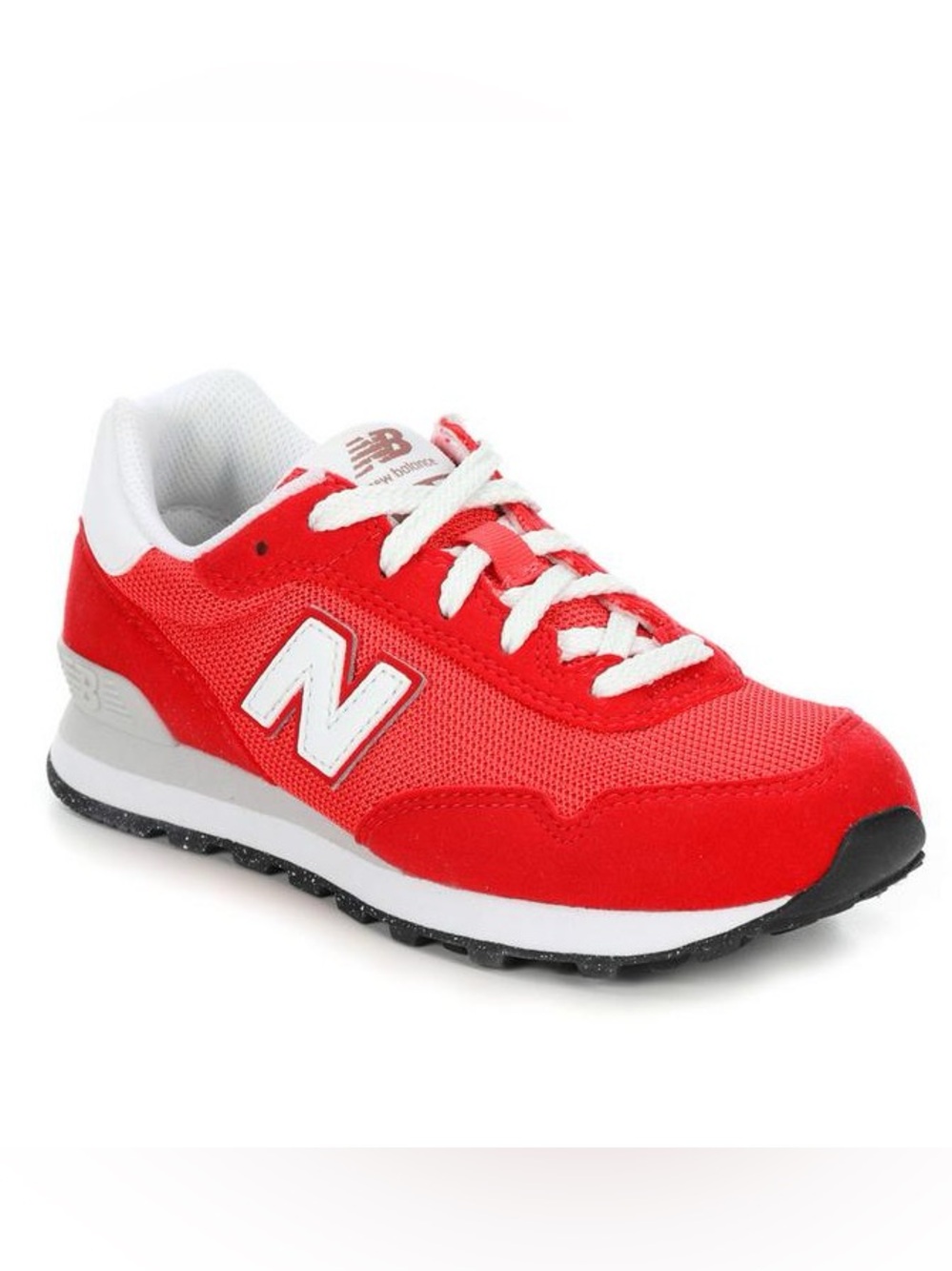 New Balance Kids' 515 Red Lace-Up Sneaker, Size 12
